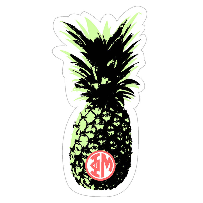 Phi Mu Pineapple Sticker
