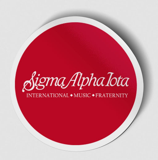 Sigma Alpha Iota Logo Circle Sticker