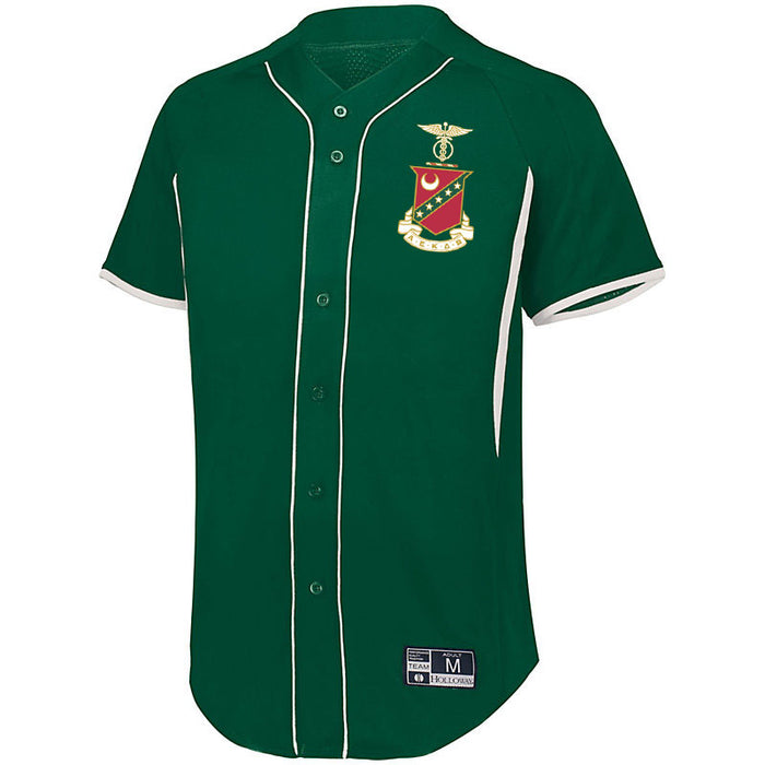 Kappa Sigma 7 Full Button Baseball Jersey
