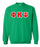 Phi Kappa Psi Classic Colors Sewn-On Letter Crewneck