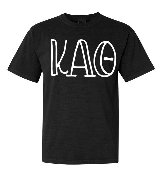 Kappa Alpha Theta Comfort Colors Greek Letter Sorority T-Shirt