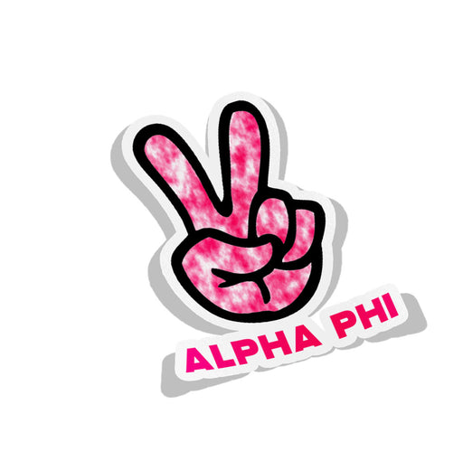 Alpha Phi Peace Sorority Decal