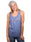 Delta Gamma Unisex Tank Top with Sewn-On Letters