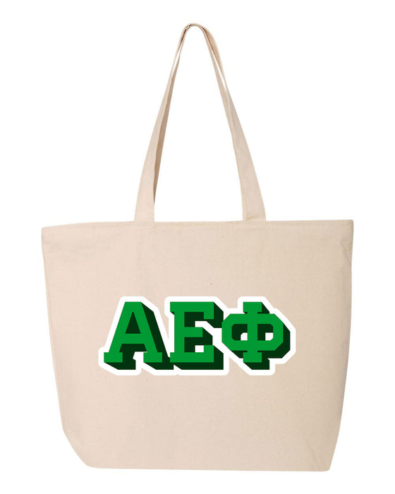 Alpha Epsilon Phi 3D Tote Bag