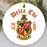 Delta Chi Round Crest Ornament