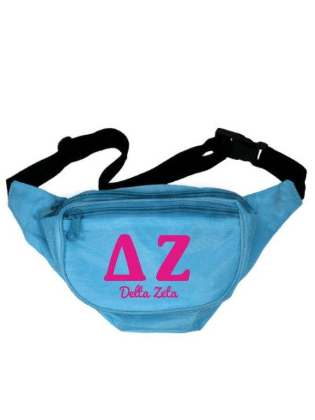 Delta Zeta Letters Layered Fanny Pack
