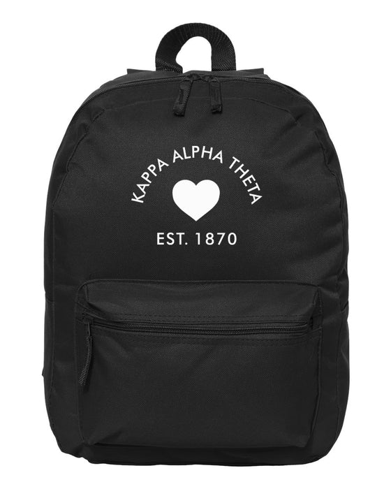 Kappa Alpha Theta Mascot Embroidered Backpack