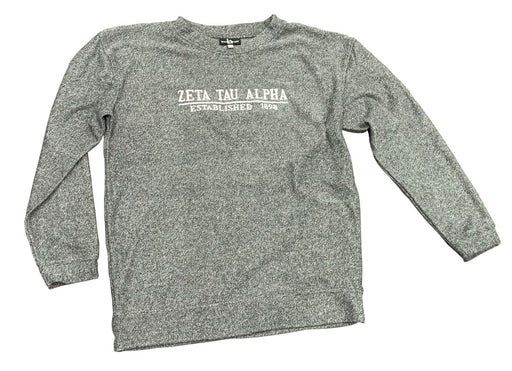 Zeta Tau Alpha Year Established Cozy Sweater