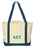 Alpha Sigma Tau Cooper Letters Boat Tote