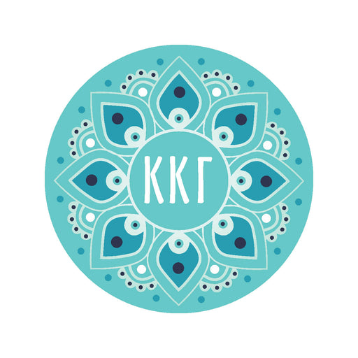 Kappa Kappa Gamma Mandala Sticker