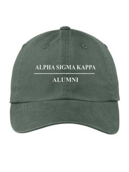 Alpha Sigma Kappa Custom Embroidered Hat