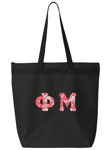 Phi Mu Tote Bag