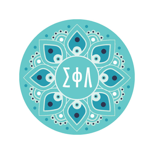 Sigma Phi Lambda Mandala Sticker