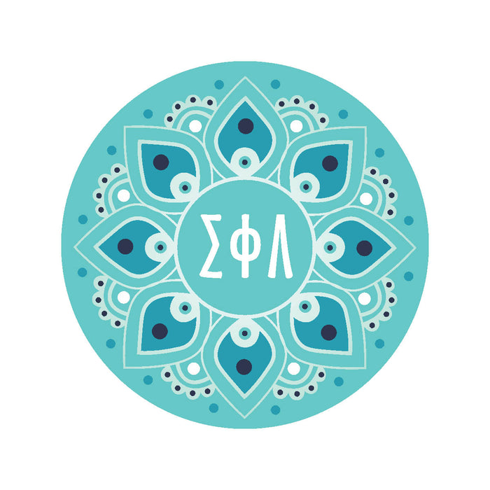 Sigma Phi Lambda Mandala Sticker
