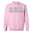 Alpha Kappa Alpha Classic Colors Sewn-On Letter Crewneck