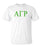 Alpha Gamma Rho Letter T-Shirt