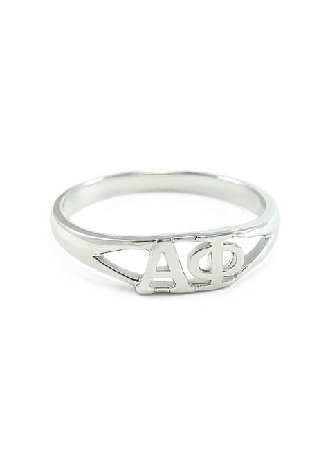 Alpha Phi Sterling Silver Ring