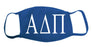 Alpha Delta Pi Face Mask With Big Greek Letters