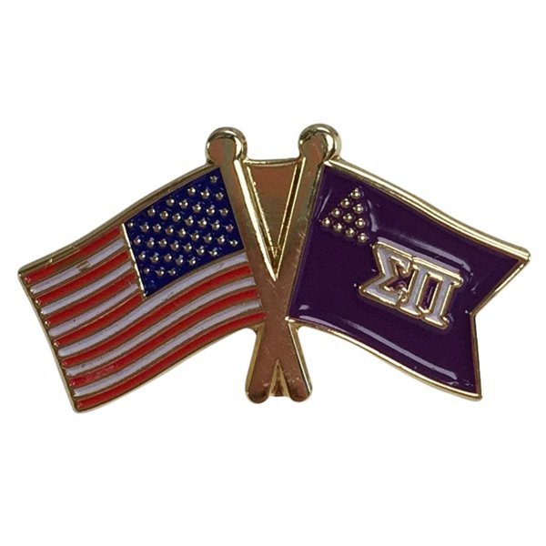 Sigma Pi USA / Fraternity Flag Pin