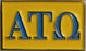 Alpha Tau Omega Fraternity Flag Pin