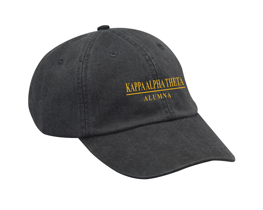 Kappa Alpha Theta Line Year Embroidered Hat