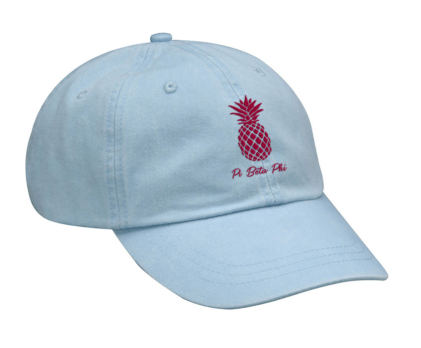 Pi Beta Phi Pineapple Embroidered Hat