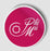 Phi Mu Logo Circle Sticker