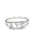 Alpha Sigma Phi Sterling Silver Ring with Lab Created Clear Diamond