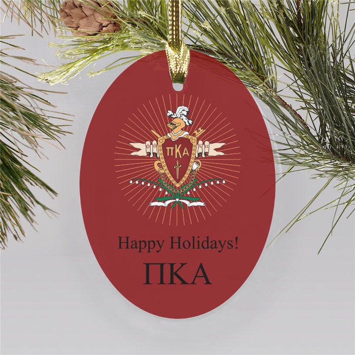 Pi Kappa Alpha Color Crest Ornament