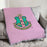 Alpha Kappa Alpha Color Crest Afghan Blanket Throw