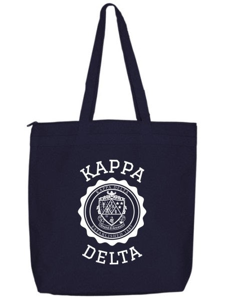 Kappa Delta Crest Seal Tote Bag