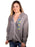 Zeta Tau Alpha Fleece Full-Zip Hoodie with Sewn-On Letters