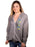 Alpha Delta Chi Fleece Full-Zip Hoodie with Sewn-On Letters