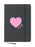 Alpha Omega Epsilon Scribble Heart Notebook