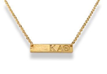 Kappa Alpha Theta Bar Necklace