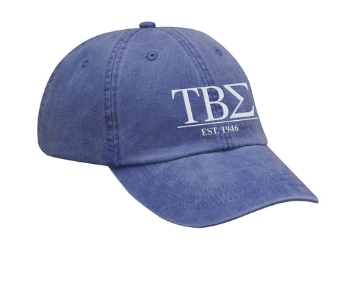 Tau Beta Sigma Letters Year Embroidered Hat