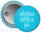 Alpha Delta Pi Simple Text Button