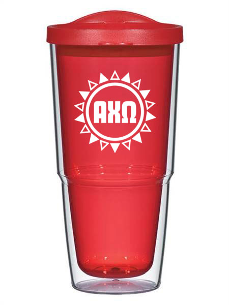 Sun Triangles 24oz Tumbler with Lid