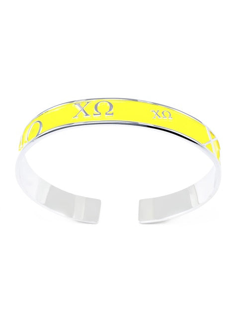 Chi Omega Bangle Bracelet