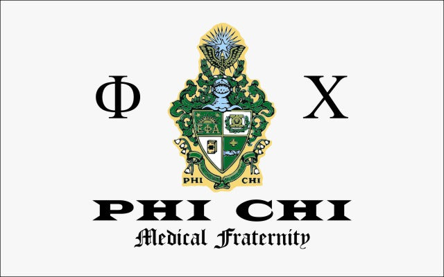 Phi Chi Fraternity Flag Sticker