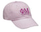 Phi Mu Embroidered Hat with Custom Text