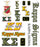 Kappa Sigma Multi Greek Decal Sticker Sheet