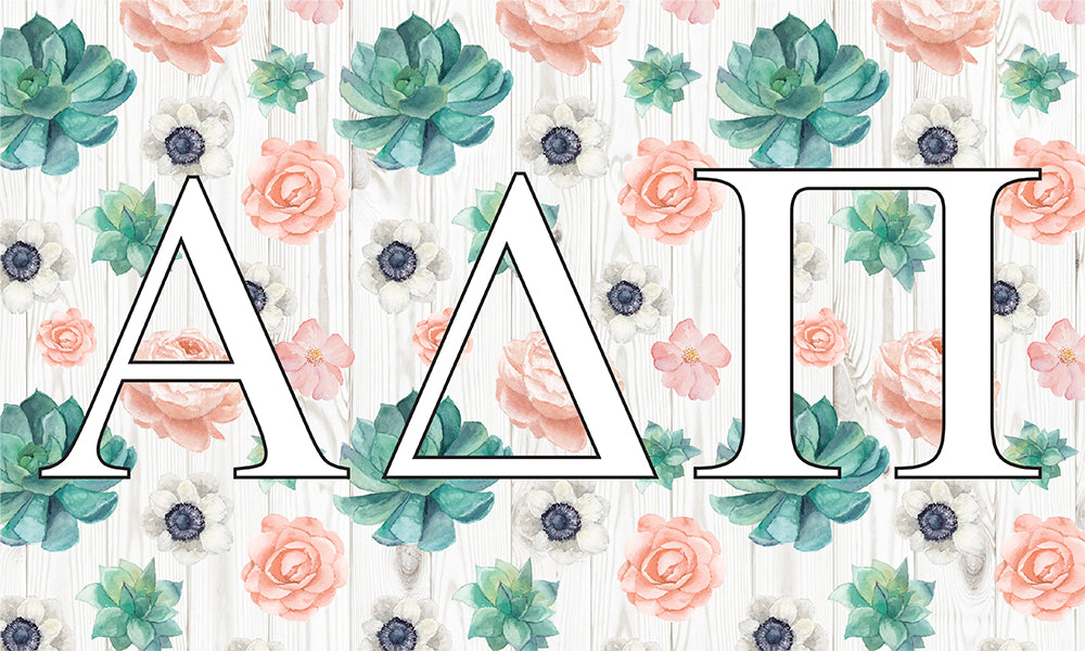 succulent flags Alpha Gamma Delta Succulent Flag — GreekU