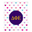 Delta Phi Epsilon Hearts Fleece Blankets Delta Phi Epsilon Hearts Fleece Blankets