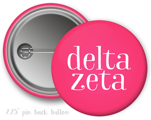 Delta Zeta Simple Text Button