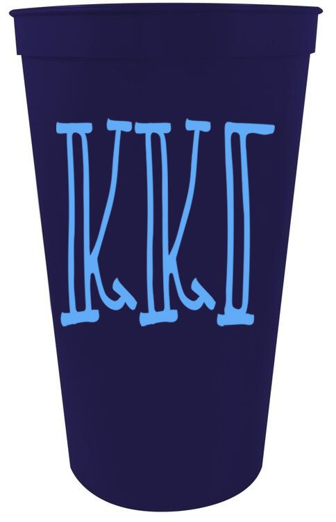 Kappa Kappa Gamma Inline Giant Plastic Cup