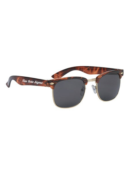 Tau Beta Sigma Panama Script Sunglasses