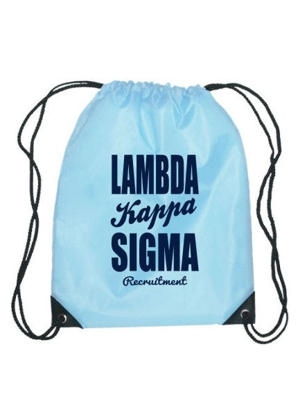 Lambda Kappa Sigma Cursive Impact Sports Bag