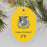 Zeta Psi Color Crest Ornament