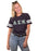Alpha Sigma Kappa Unisex Jersey Football Tee with Sewn-On Letters